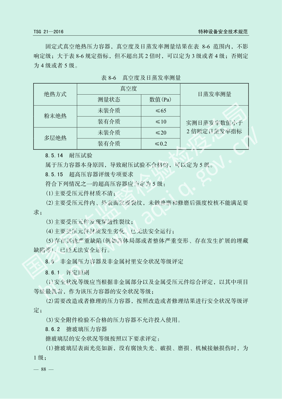TSG 21-2016 固定式压力容器安全技术监察规程 第93页